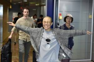 Widow of Chinese Nobel dissident Liu Xiaobo arrives in Berlin.jpg