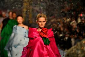 Rising star turns up the glamour at London fashion.jpg