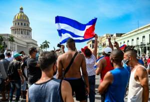 Rare anti-government protests erupt in Cuba.jpg