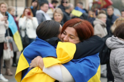 Relief in Ukraine's Kherson after Russian occupation.jpg