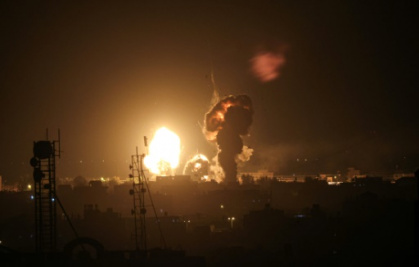 Gaza cross-border fire after Palestinian hunger striker dies.jpg