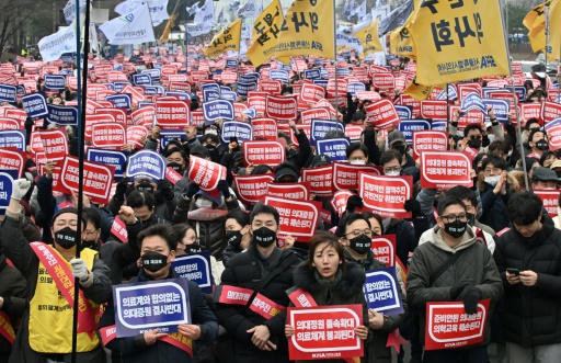 South Korean police question first doctor over walkouts