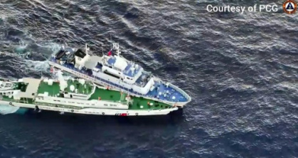 Philippine Coast Guard says ship damaged in collision with Chinese vessel.jpg