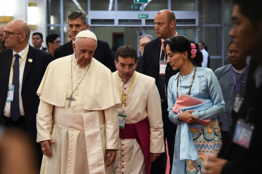 Pope offers refuge to Myanmar's jailed Suu Kyi: report