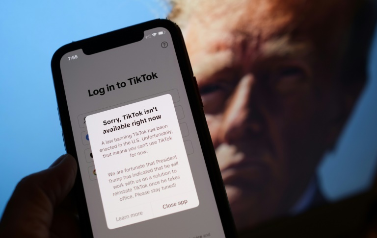 TikTok restores service in US, thanking Trump