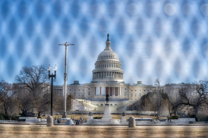 Security fencing has been erected around the US Capitol building ahead of the January 6th, 2025 congressional session to certify results of the 2024 presidential election won by Donald Trump