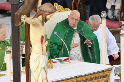 Francis told military forces gathered for a special Armed Forces Mass that they should consider themselves "servants of the security and freedom of their peoples."