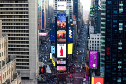 Times Square in New York City is usually a popular tourist destination, but foreign visitors may stay away in bigger numbers due to US President Donald Trump's policies, industry experts say
