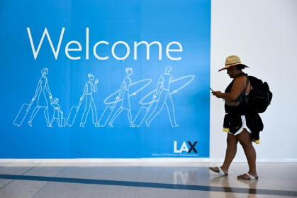 There are fewer foreign tourists to welcome to the United States, according to a report by travel industry group - Patrick T. FALLON (AFP)