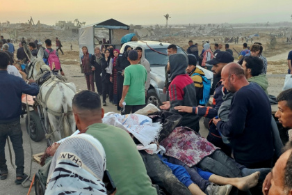 27 people were killed in Gaza on when Israeli troops opened fire near one of the centres operated by the US-backed Gaza Humanitarian Foundation - - (AFP)