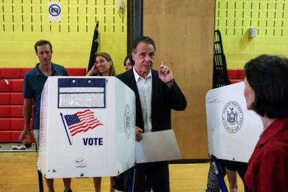 Former New York governor Andrew Cuomo is looking for a comeback as mayor of New York City - TIMOTHY A.CLARY (AFP)