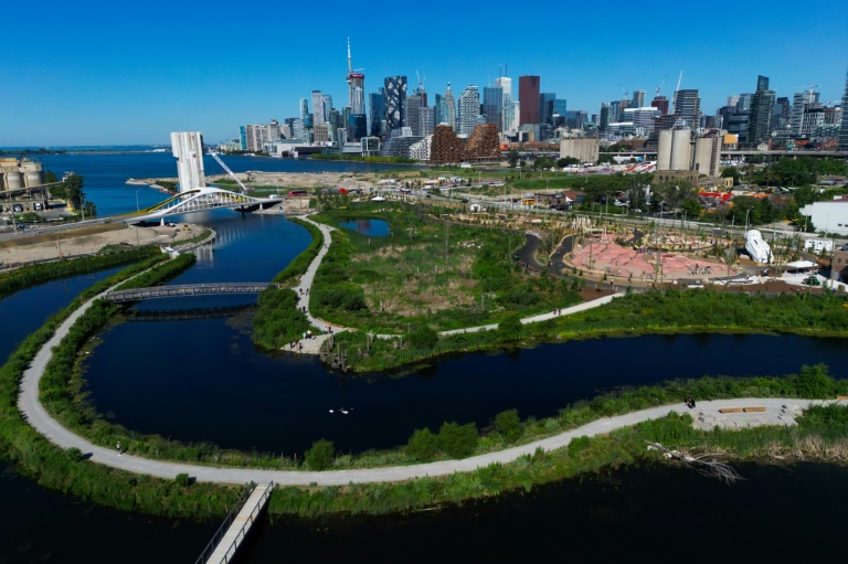 Canada project reclaims 'foul' industrial area to contain floods