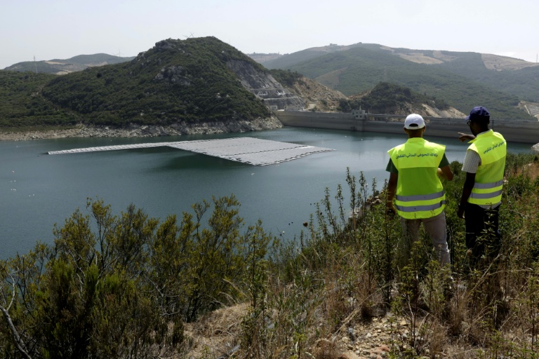 Morocco tests floating solar panels to save water, generate power