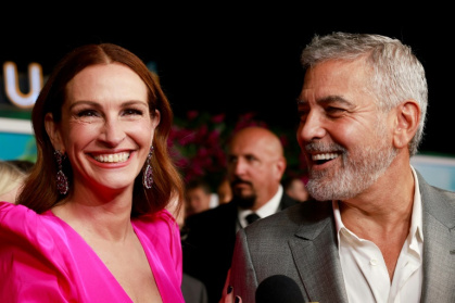 Clooney and Roberts, pictured here in 2022, will be among the stars at Venice - Michael Tran (AFP)