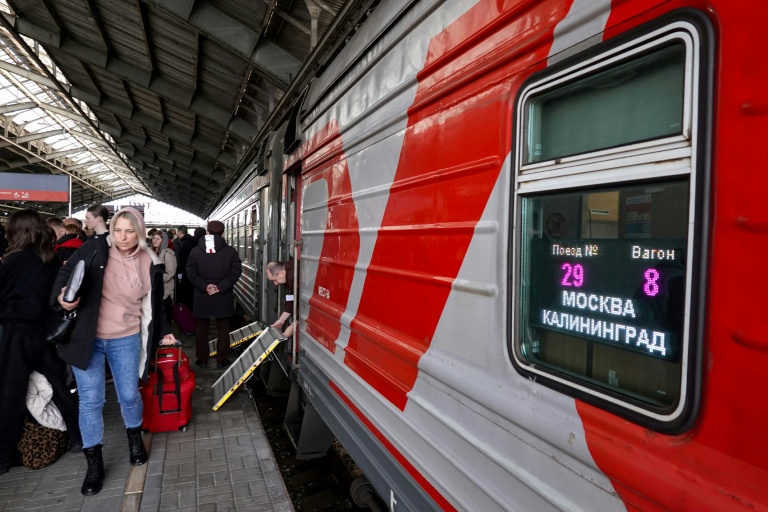 On board the Cold War-style sealed train from Moscow to Kaliningrad