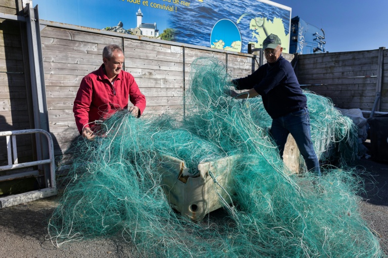 French fishing nets find new purpose on Ukraine's front lines