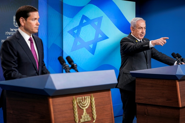 Heavy bombing in Gaza City after Rubio backs Israel