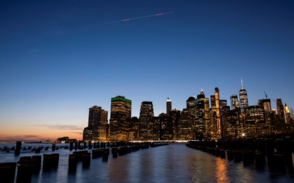 Goldman Sachs is among financial service firms based in Lower Manhattan that employ large numbers of skilled foreign workers whose H-1B visa status could be jeopardized through recent actions by the US government - Johannes EISELE (AFP)