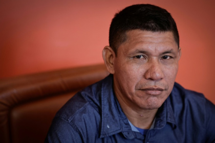 Atxu Marima was born into one of Brazil's uncontacted Indigenous groups - STEPHANE DE SAKUTIN (AFP)