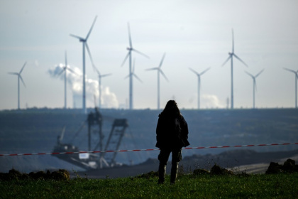 The Garzweiler open-cast lignite mine in western Germany - INA FASSBENDER (AFP)