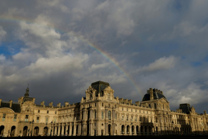 A water leak at the Louvre damaged works from the late 19th and 20th centuries - Ian LANGSDON (AFP)