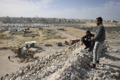 Most of Gaza's more than two million people have been displaced at least once by the war - Bashar Taleb (AFP)