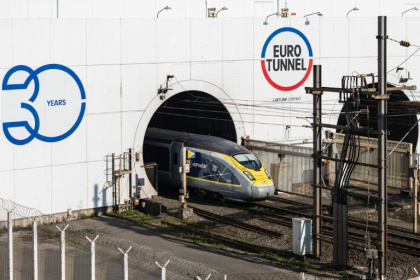 Eurostar said the problem was with an overhead power supply line in the Channel Tunnel - Sameer Al-DOUMY (AFP)
