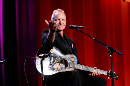 Sting is being sued by his former bandmates in The Police for royalties from the streaming of their popular songs - Noam Galai (AFP)
