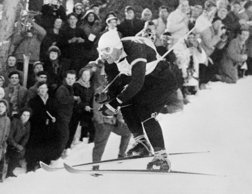 Austrian skier Toni Sailer won all three men's events at the 1956 Cortina d'Ampezzo Winter Olympics - STAFF (AFP)