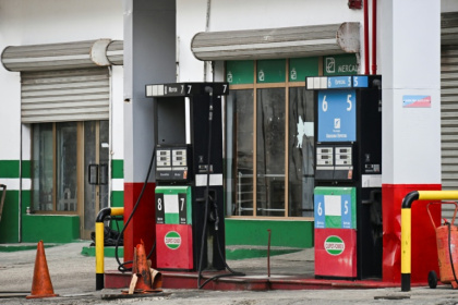 Fuel sales will be restricted as part of the new measures announced on Friday - YAMIL LAGE (AFP)