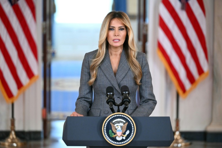 Melania Trump blasts 'lies' linking her to Epstein