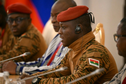 Captain Ibrahim Traore took over Burkina Faso in a September 2022 coup after toppling another junta - Angelos Tzortzinis (AFP)