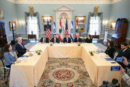 US Secretary of State Marco Rubio hosted rare direct talks between Lebanon and Israel's ambassadors in Washington - Oliver Contreras (AFP)