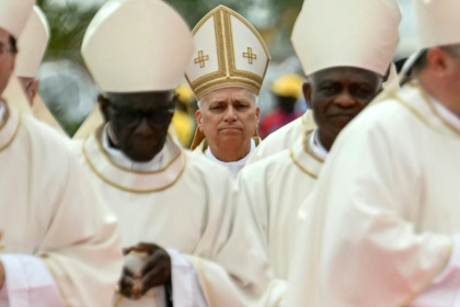 Pope Leo is on an 11-day tour of Africa - Alberto PIZZOLI (AFP)