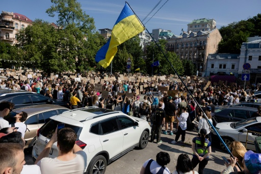 Protests erupt across Ukraine against defence minister's ouster
