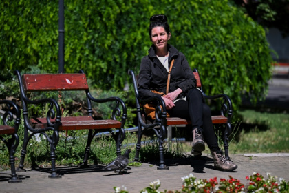 Aranka Szavuly was fired from state media after protesting against government control - Attila KISBENEDEK (AFP)