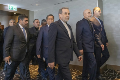 Araghchi and Ghalibaf led the talks in Switzerland - URS FLUEELER (AFP)