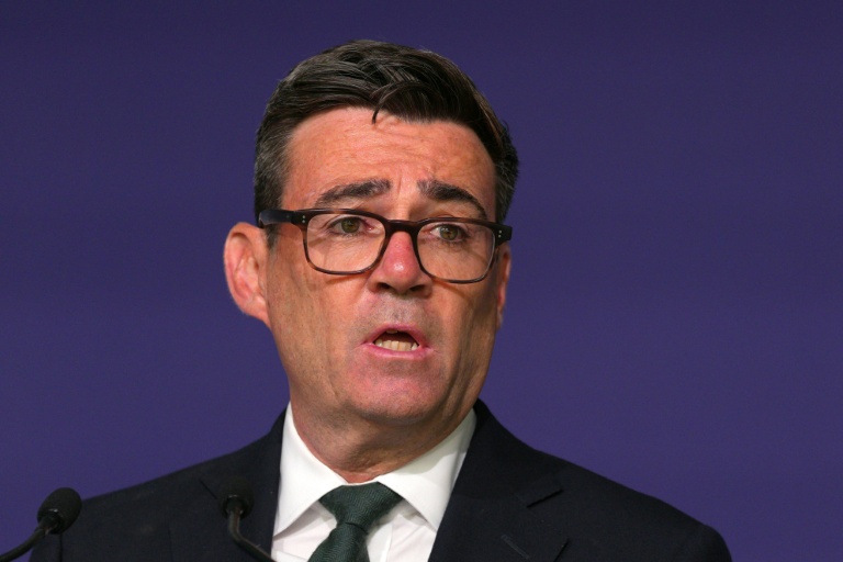 Macron in Britain to help unveil tapestry, hold Burnham talks