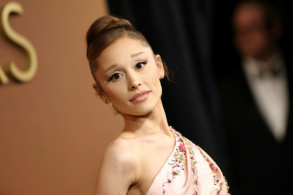 Ariana Grande has withdrawn from a revival of the Stephen Sondheim musical 'Sunday in the Park with George' set to open in London in 2027 - VALERIE MACON (AFP)