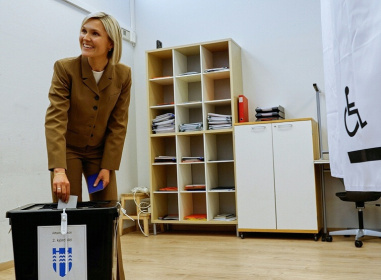 Social Democratic Prime Minister Kristrun Frostadottir has vowed to respect the result - Jonathan KLEIN (AFP)