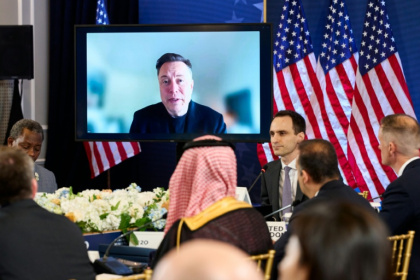 Musk said he believed artificial intelligence would increase the size of the global economy by 20-30 percent, or roughly $20 trillion to $30 trillion, per year - Matt RAMEY (AFP)